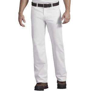 Genuine Dickies Utility Painters Pants Men's 44”x30”FLEX Relaxed Fit NWT White